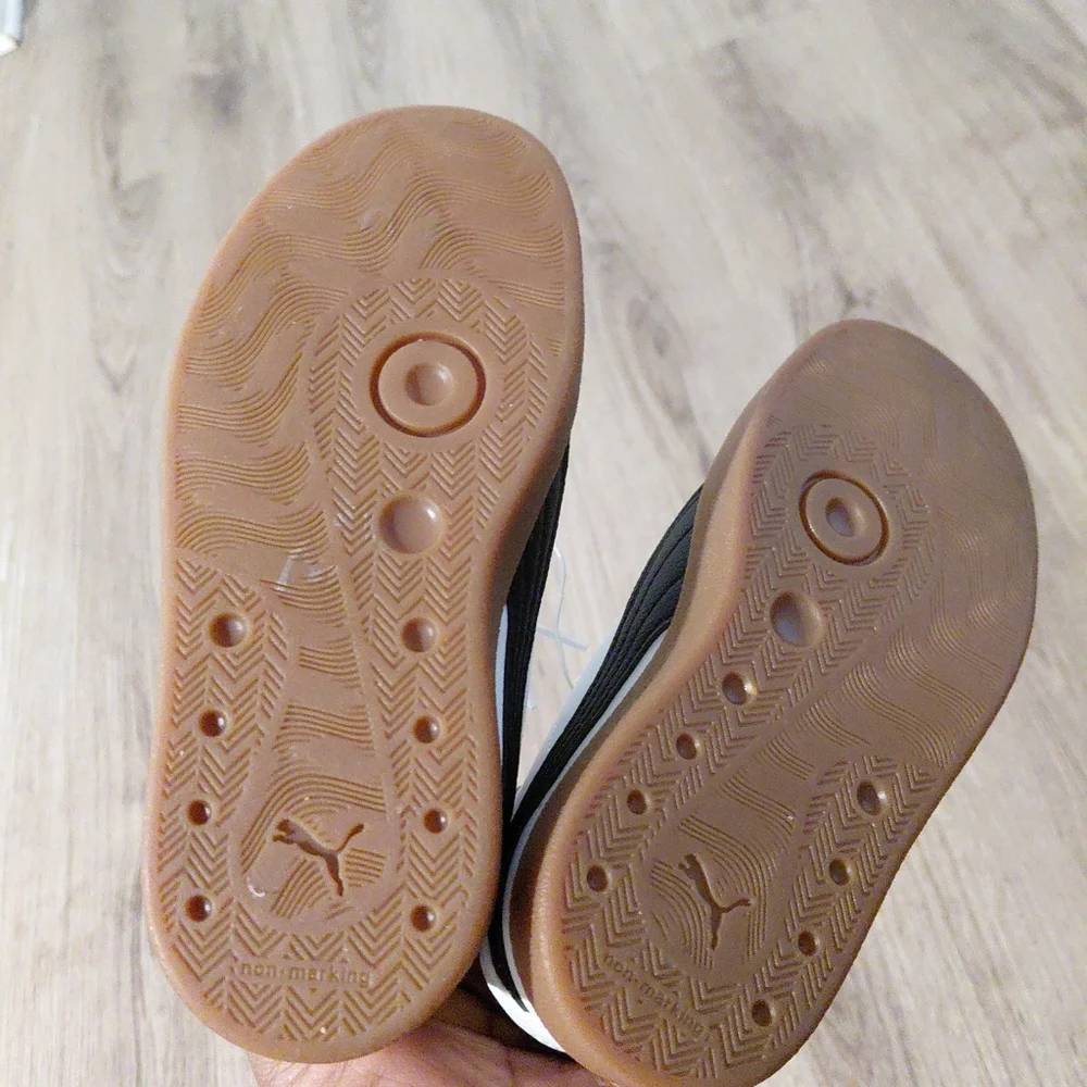 Puma Vikky V3 Black/White Toddler Boys Sneaker w/Rubber Sole Size 13 - Picture 5 of 9